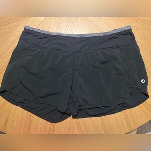 Lululemon Women’s Run Time BLK shorts size 10